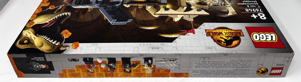 LEGO Jurassic World T-Rex & Atrociraptor Breakout 76948 (shelf wear, see pictures)