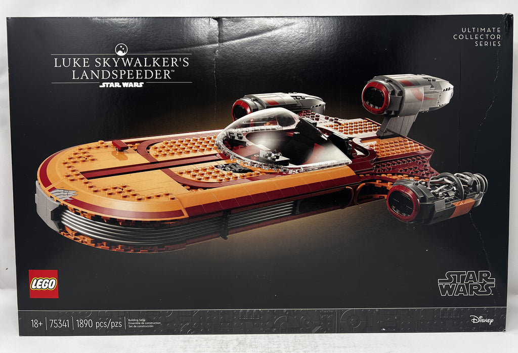 LEGO Star Wars UCS Luke Skywalker's Landspeeder 75341 (creasing/crushing damage to box, see pictures)