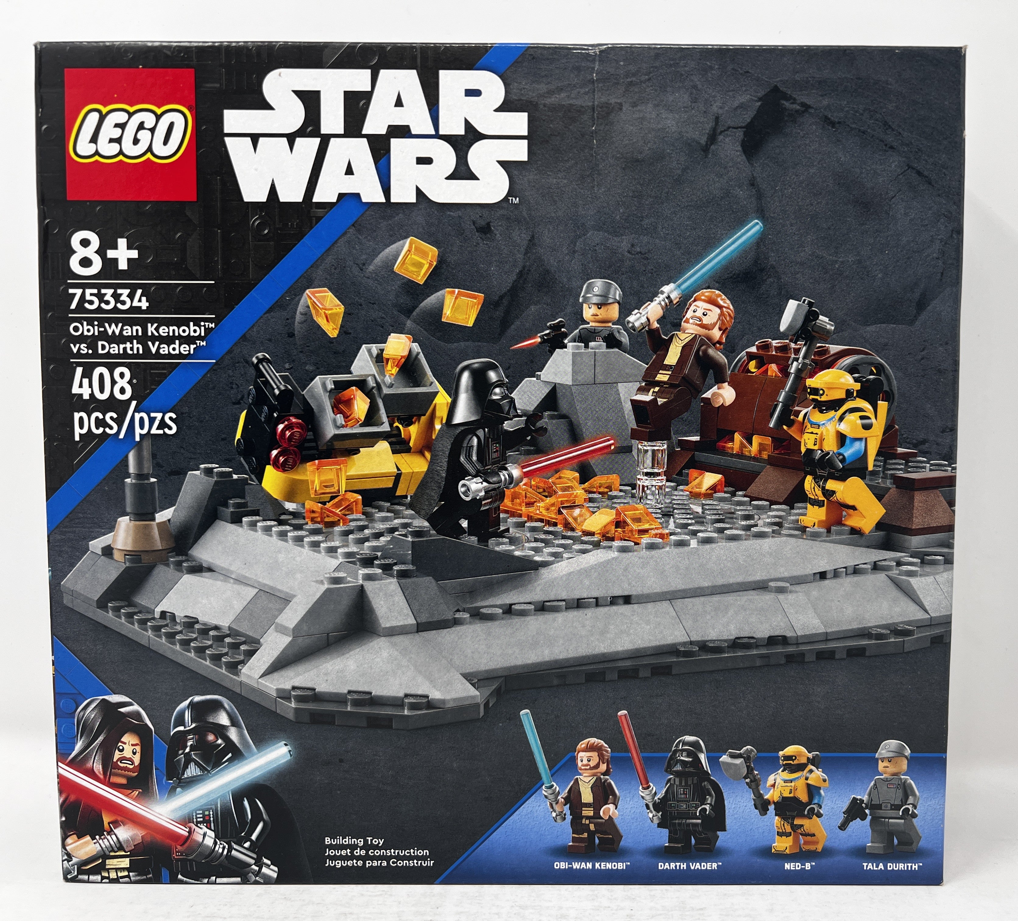 LEGO Star Wars OBi-Wan Kenobi vs. Darth Vader 75334 (minor wear, see pictures)