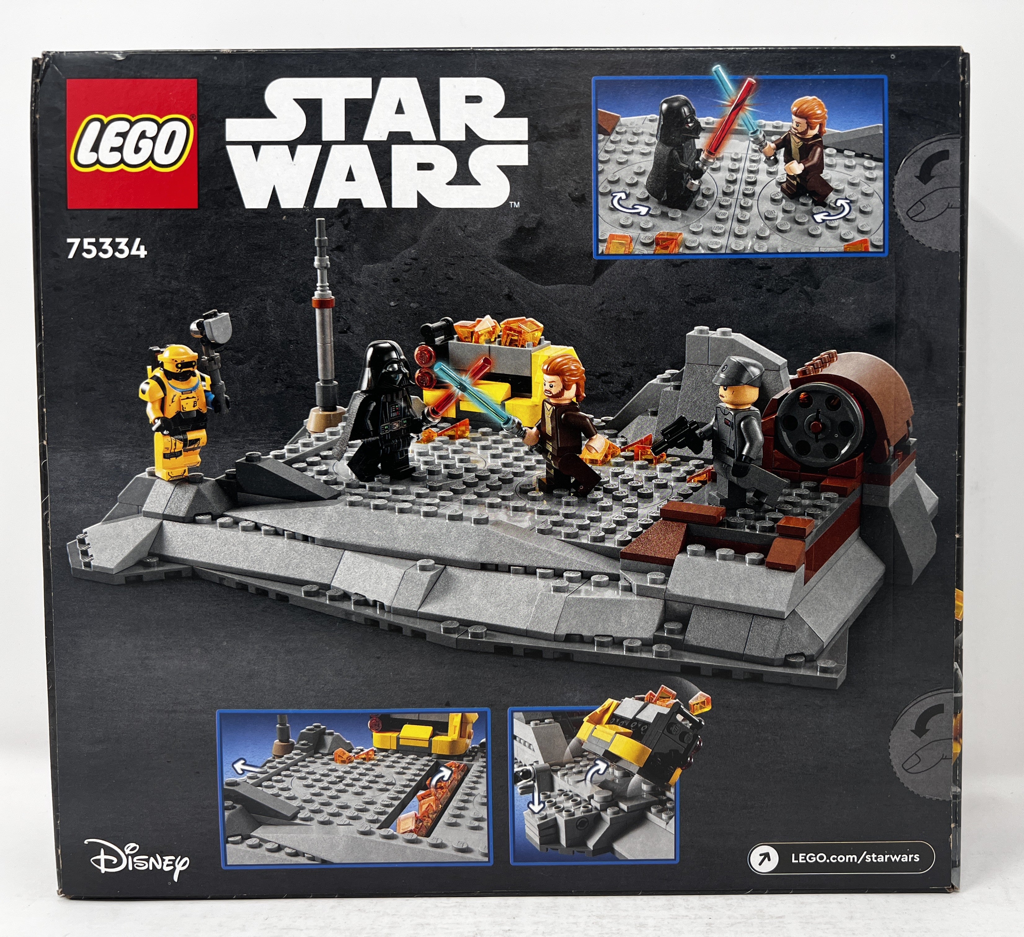 LEGO Star Wars OBi-Wan Kenobi vs. Darth Vader 75334 (minor wear, see pictures)