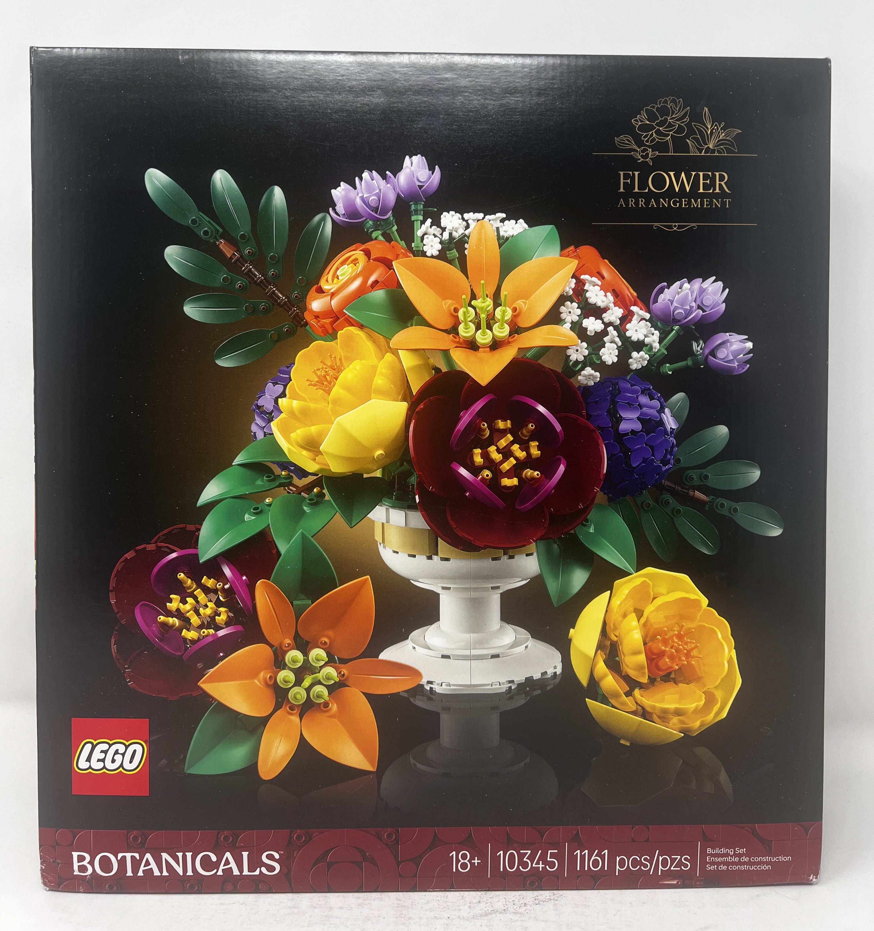 LEGO Botanicals Flower Arrangement 10345 (Box damage, see pictures)