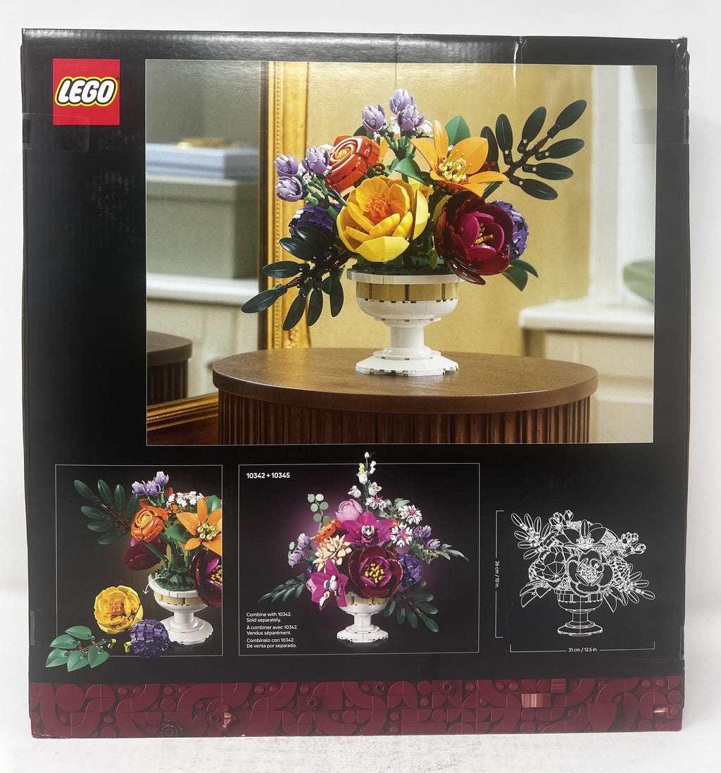 LEGO Botanicals Flower Arrangement 10345 (Box damage, see pictures)