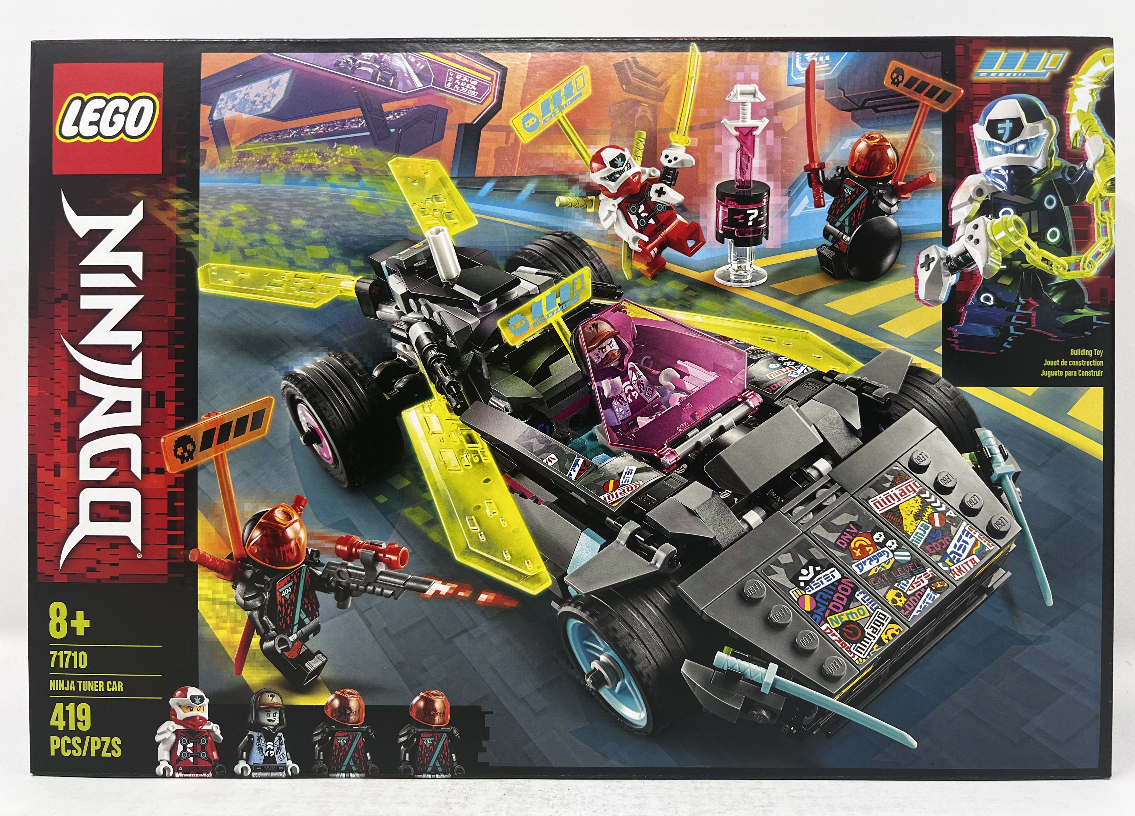 LEGO Ninjago Prime Empire Ninja Tuner Car 71710 (Heavily damaged/ripped box, see pictures)