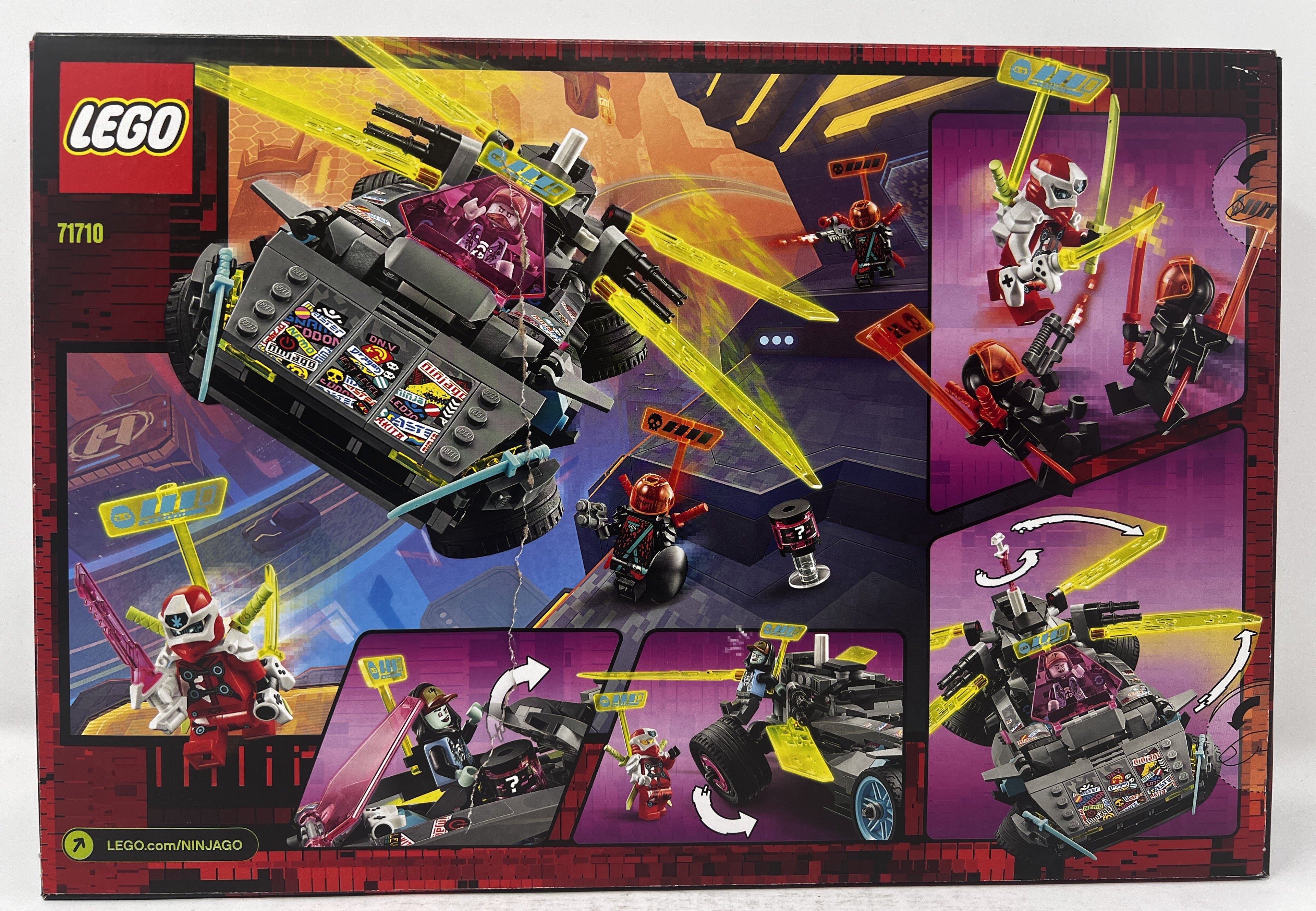 LEGO Ninjago Prime Empire Ninja Tuner Car 71710 (Heavily damaged/ripped box, see pictures)