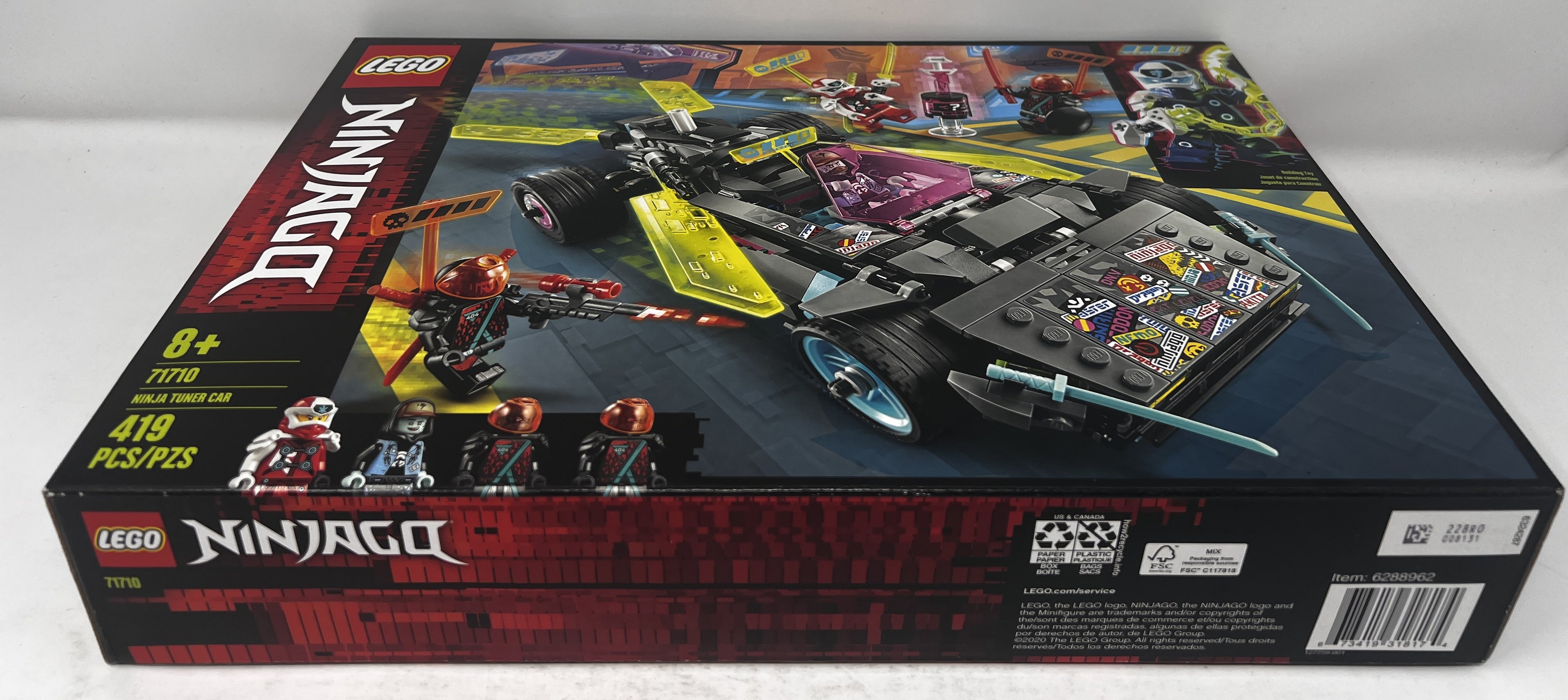 LEGO Ninjago Prime Empire Ninja Tuner Car 71710 (Heavily damaged/ripped box, see pictures)