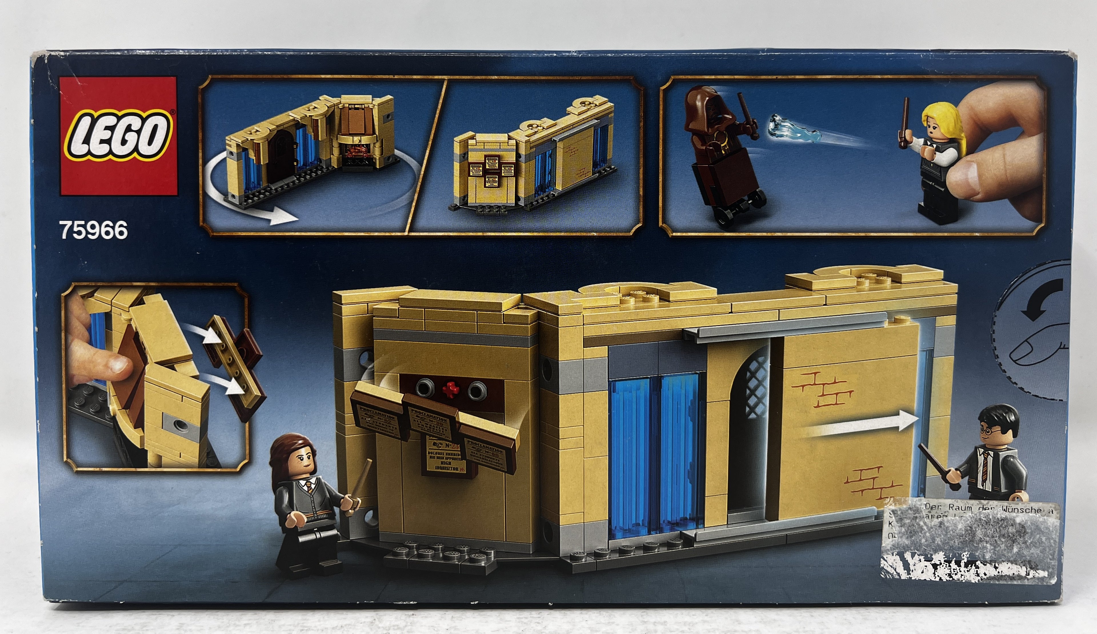 LEGO Harry Potter Hogwarts Room Of Requirements 75966 (Shelf wear, sticker, see pictures)