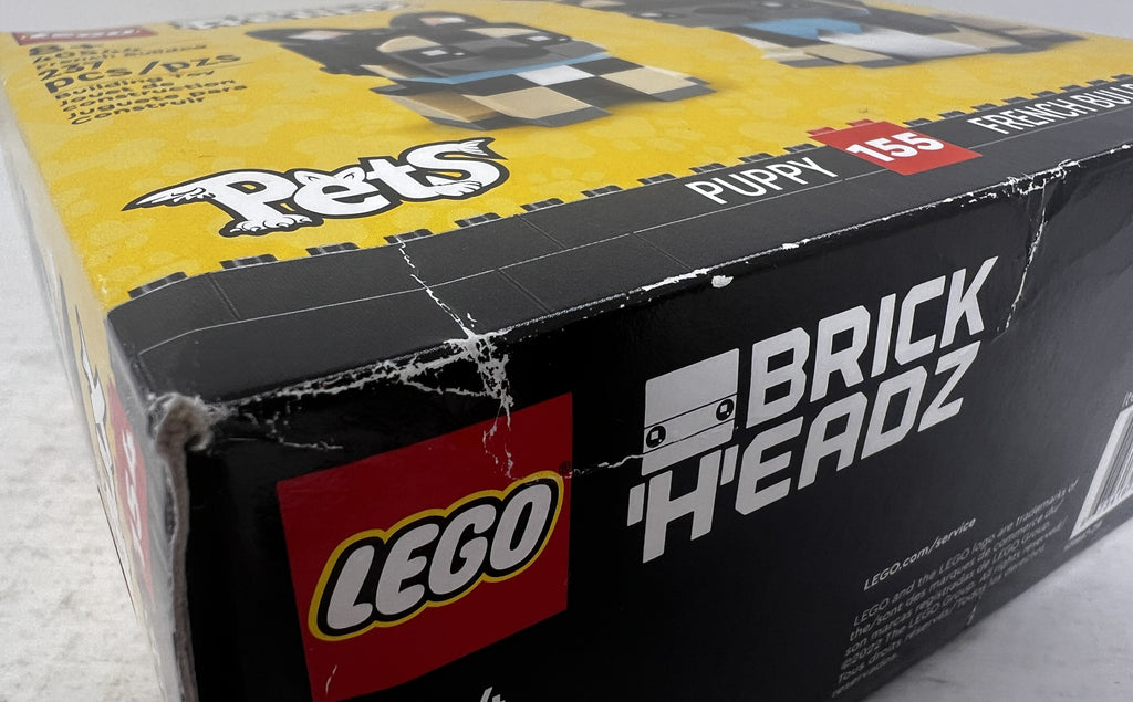 LEGO Brickheadz Pets - French Bulldog 40544 (Shelf wear, creasing, see pictures)