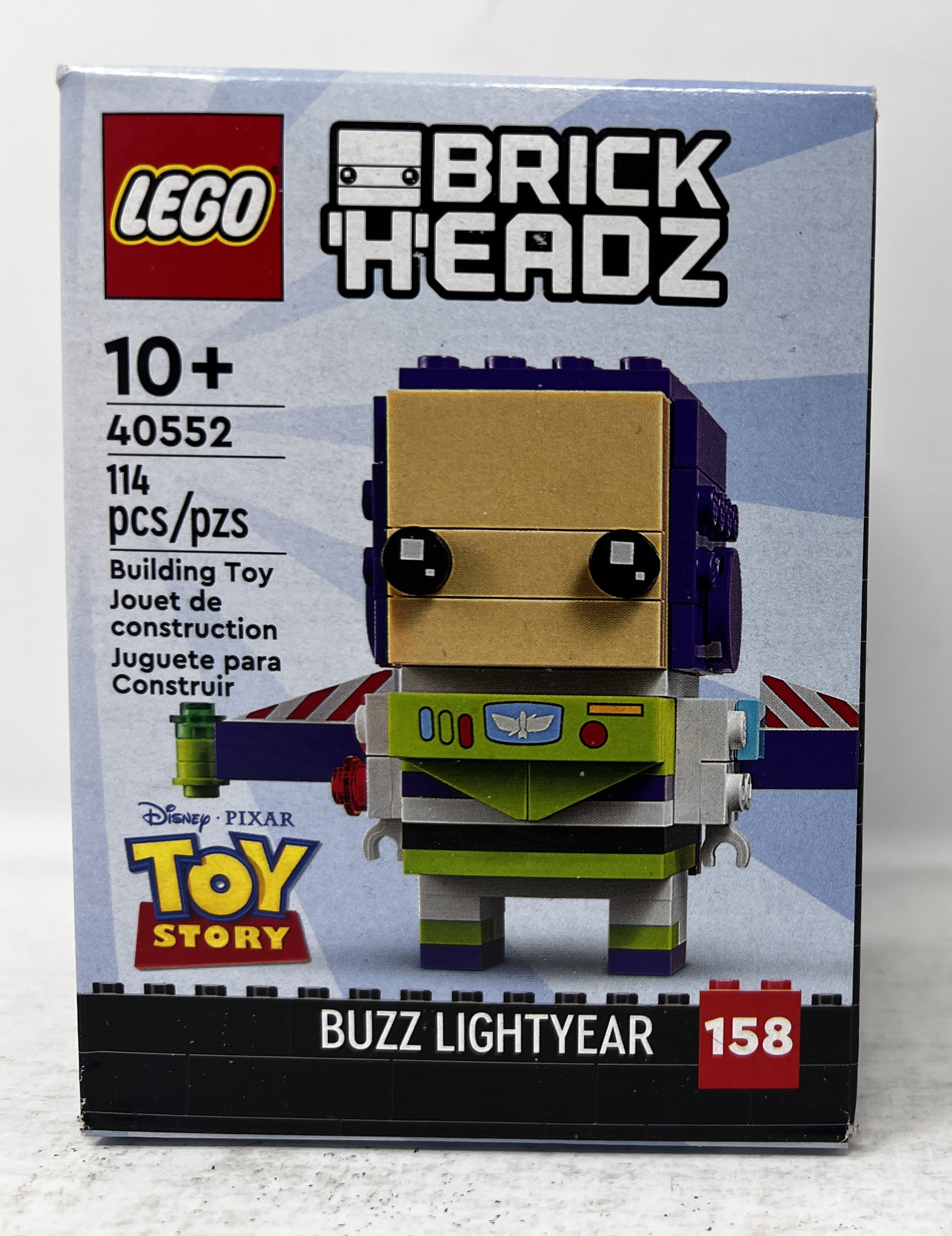 LEGO Disney Brickheadz Buzz Lightyear 40552 (Shelf wear, see pictures)