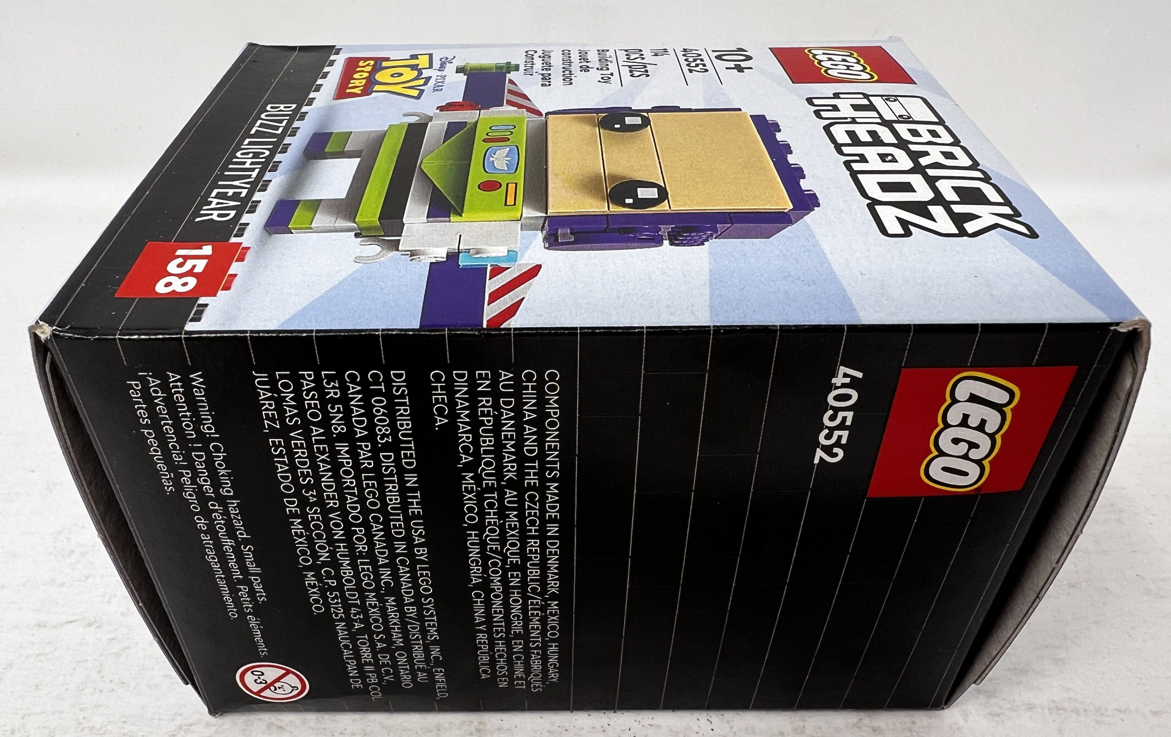 LEGO Disney Brickheadz Buzz Lightyear 40552 (Shelf wear, see pictures)