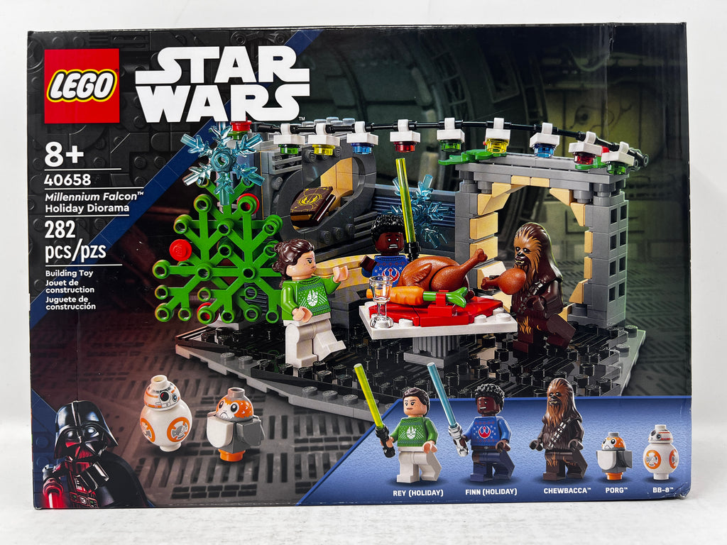 LEGO Star Wars Millennium Falcon Holiday Diorama 40658 (Some creasing, see pictures)