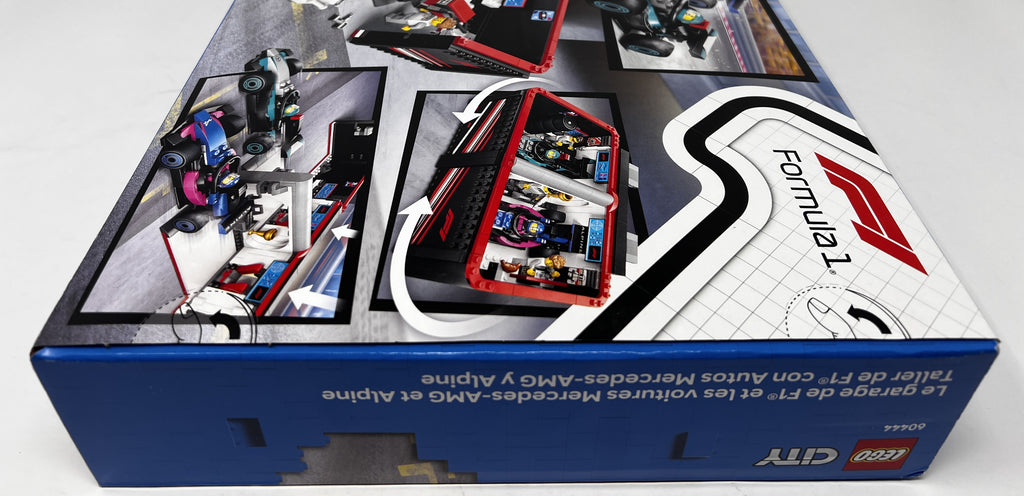 LEGO City Formula 1® F1® Garage & Mercedes-AMG® & Alpine Cars 60444 (Minor box damage, see pictures))
