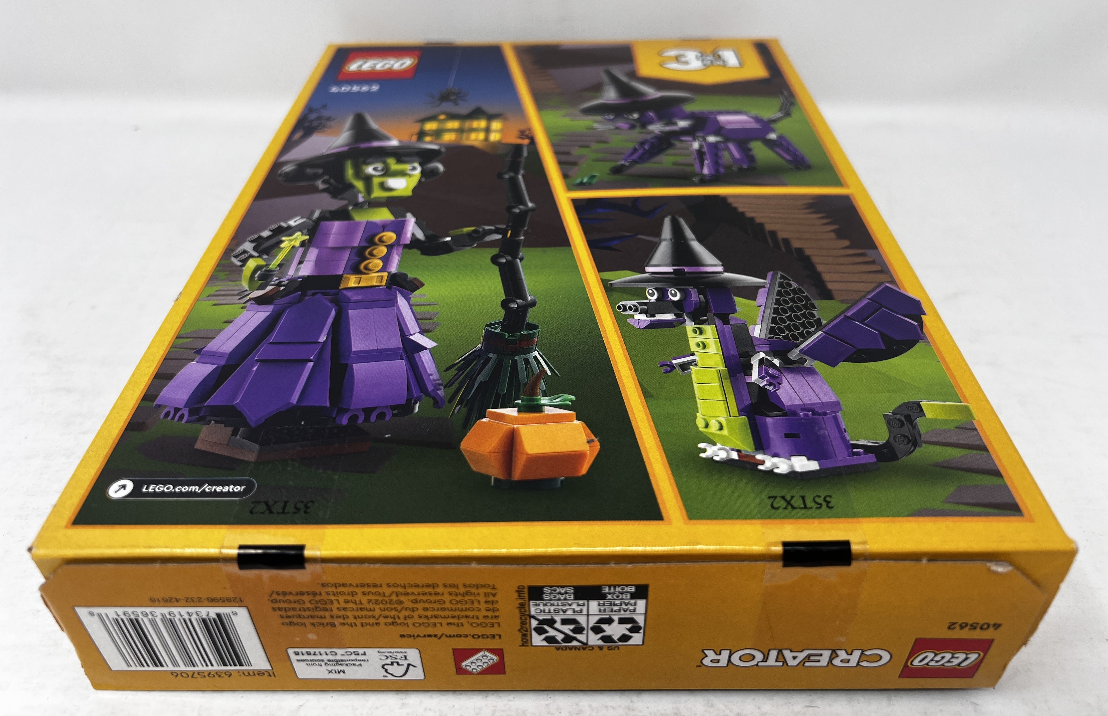 LEGO Creator 3 en 1 Sorcière Mystique #40562