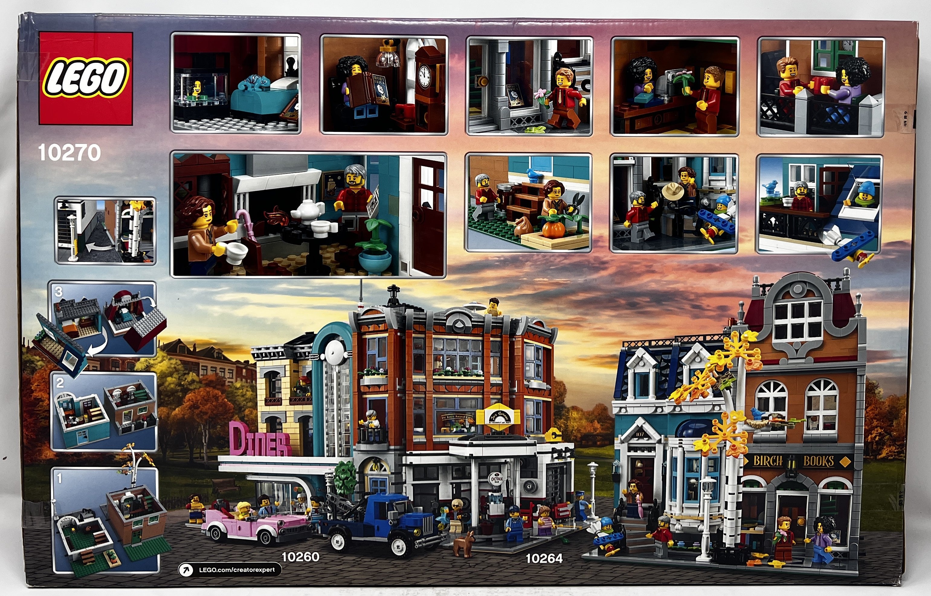 LEGO Creator Expert Bookshop Modular Building 10270 (shelf wear, see pictures)