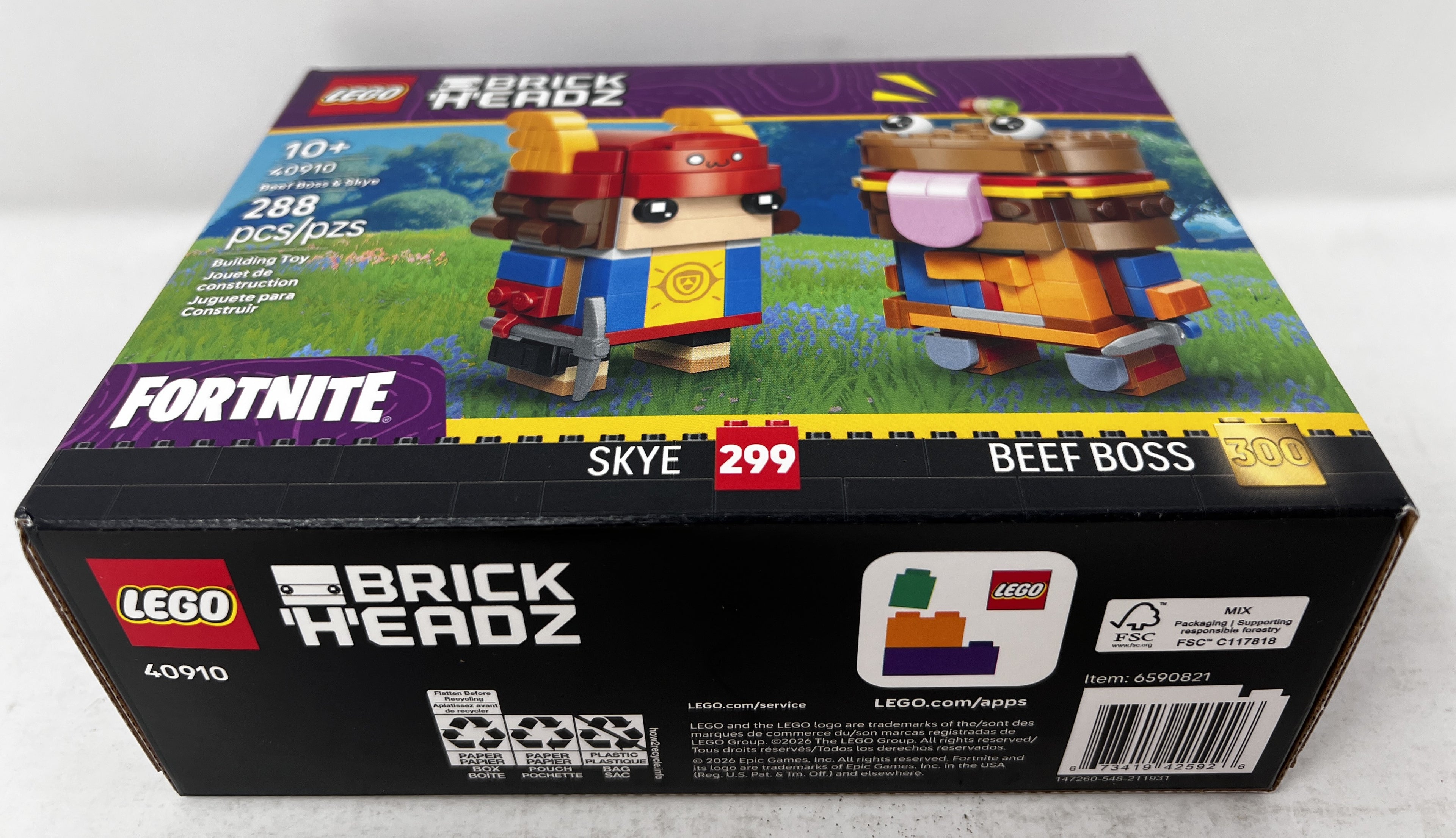 LEGO Brickheadz Fortnite Beef Boss & Skye 40910