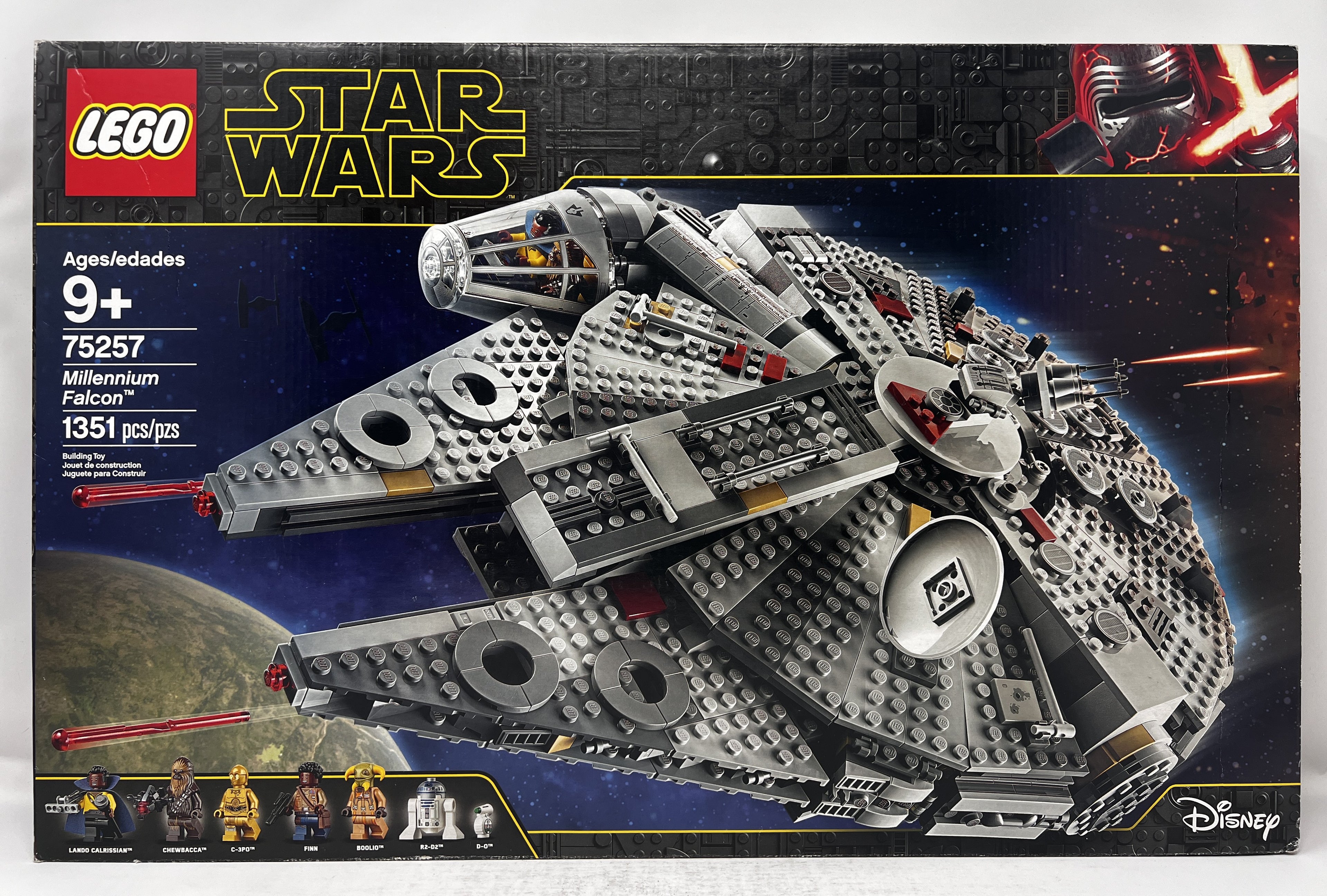 LEGO Star Wars Millennium Falcon 75257 (Heavy shelf wear, see pictures)