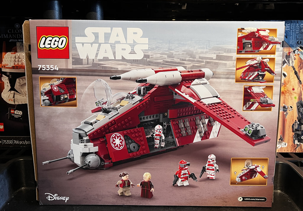 LEGO Star Wars Coruscant Guard Gunship 75354 (One seal unglued, see pictures)