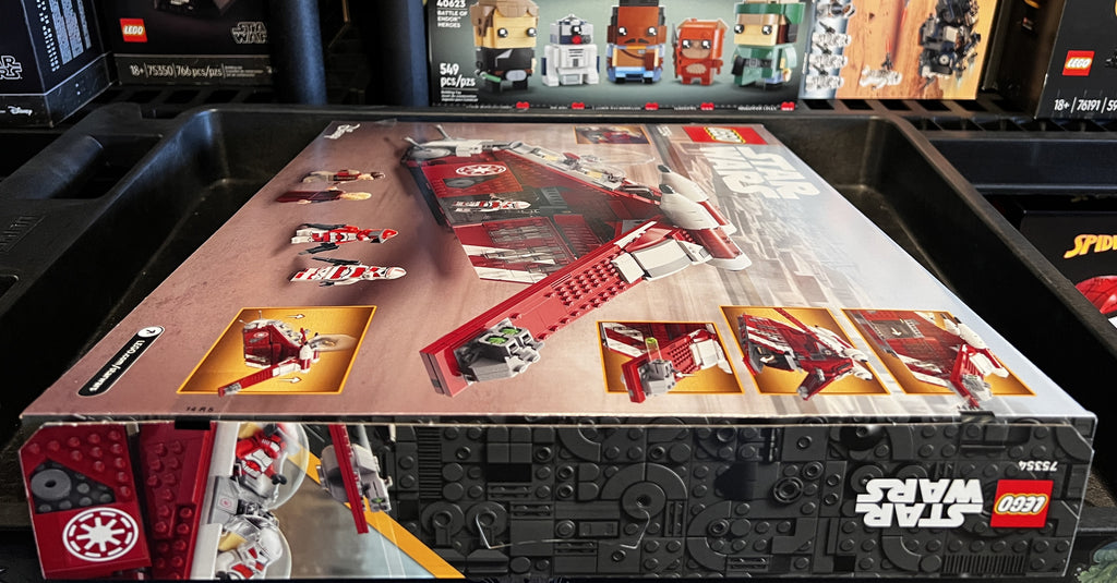 LEGO Star Wars Coruscant Guard Gunship 75354 (One seal unglued, see pictures)