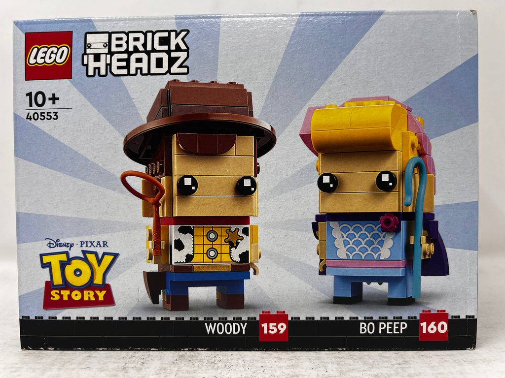 LEGO Brickheadz Disney Toy Story Woody & Bo Peep 40553 Glue and shelf wear, see pictures))