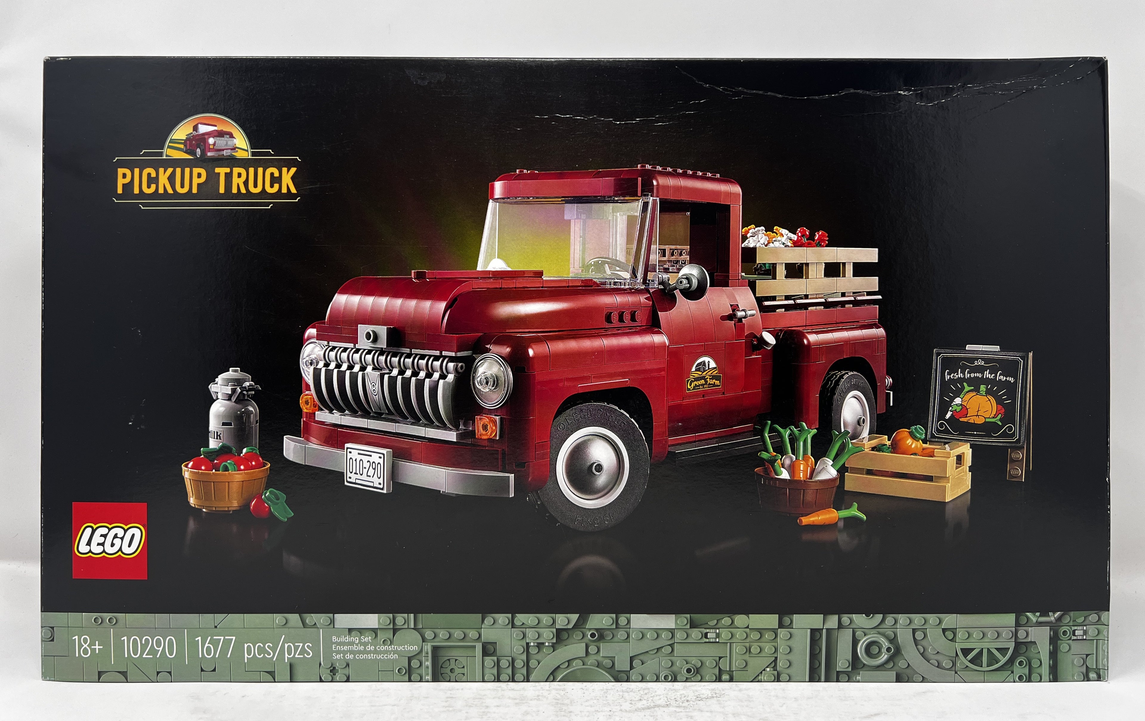 LEGO Icons Camionnette 10290 (écrasement et usure de tablette, voir photos)
