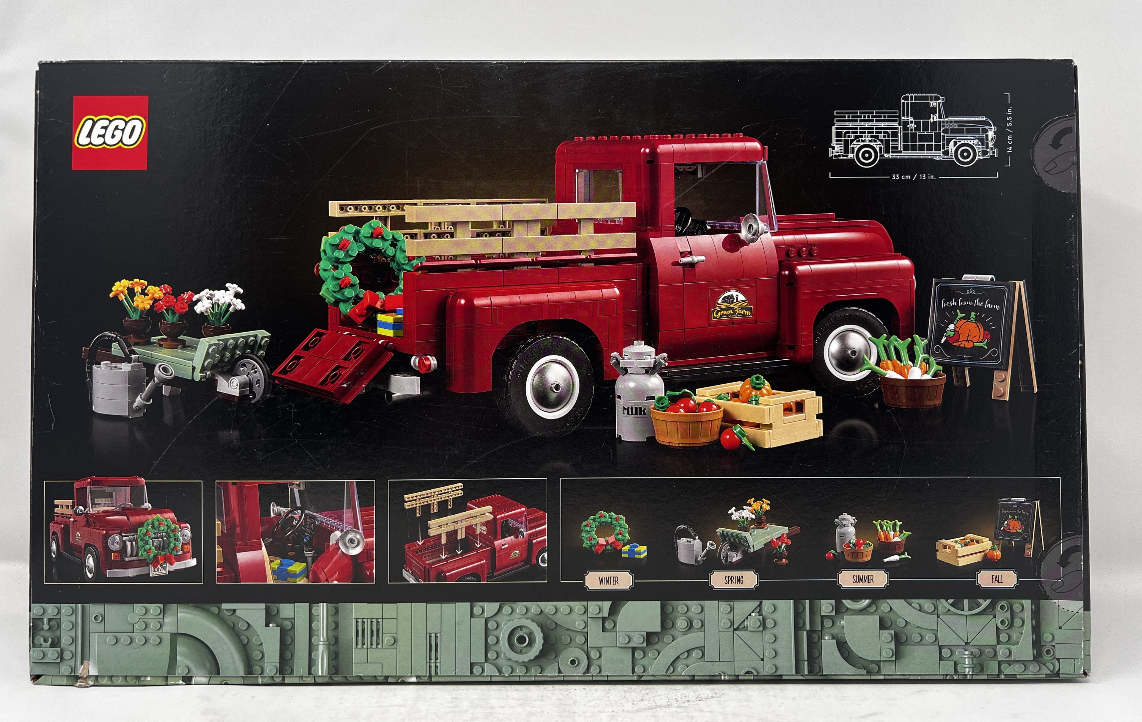 LEGO Icons Camionnette 10290 (écrasement et usure de tablette, voir photos)