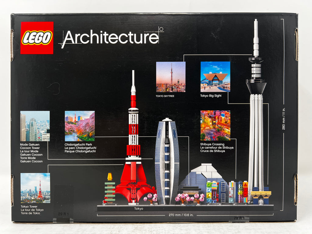 LEGO Architecture Tokyo Skyline 21051 (Box damage, see pictures)