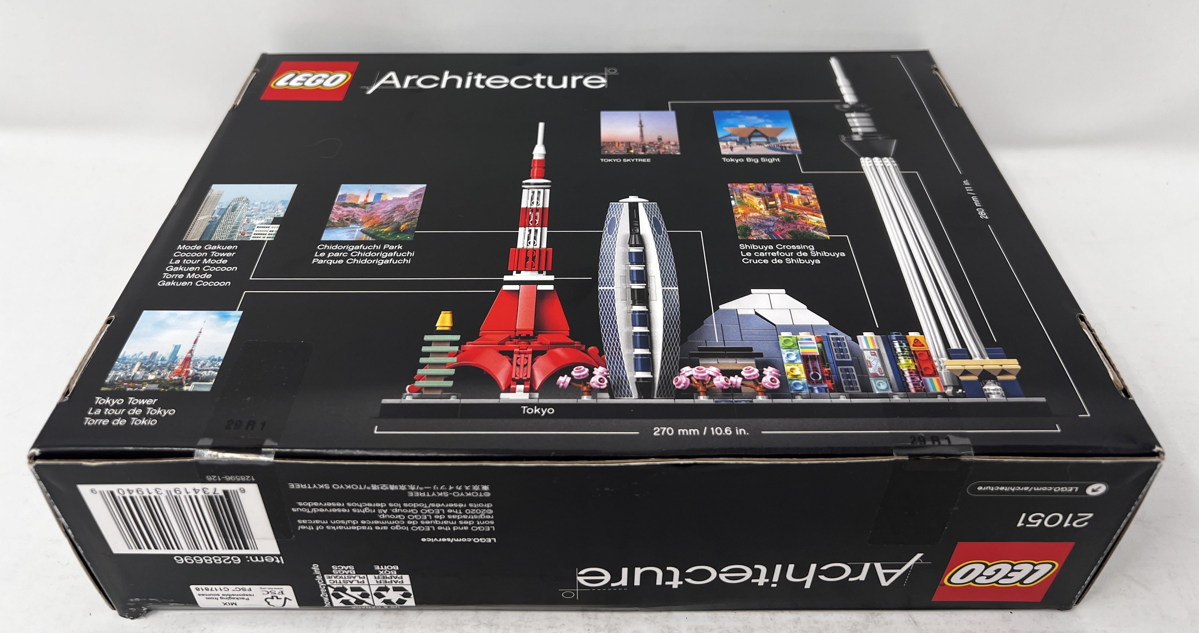 LEGO Architecture Tokyo Skyline 21051 (Box damage, see pictures)