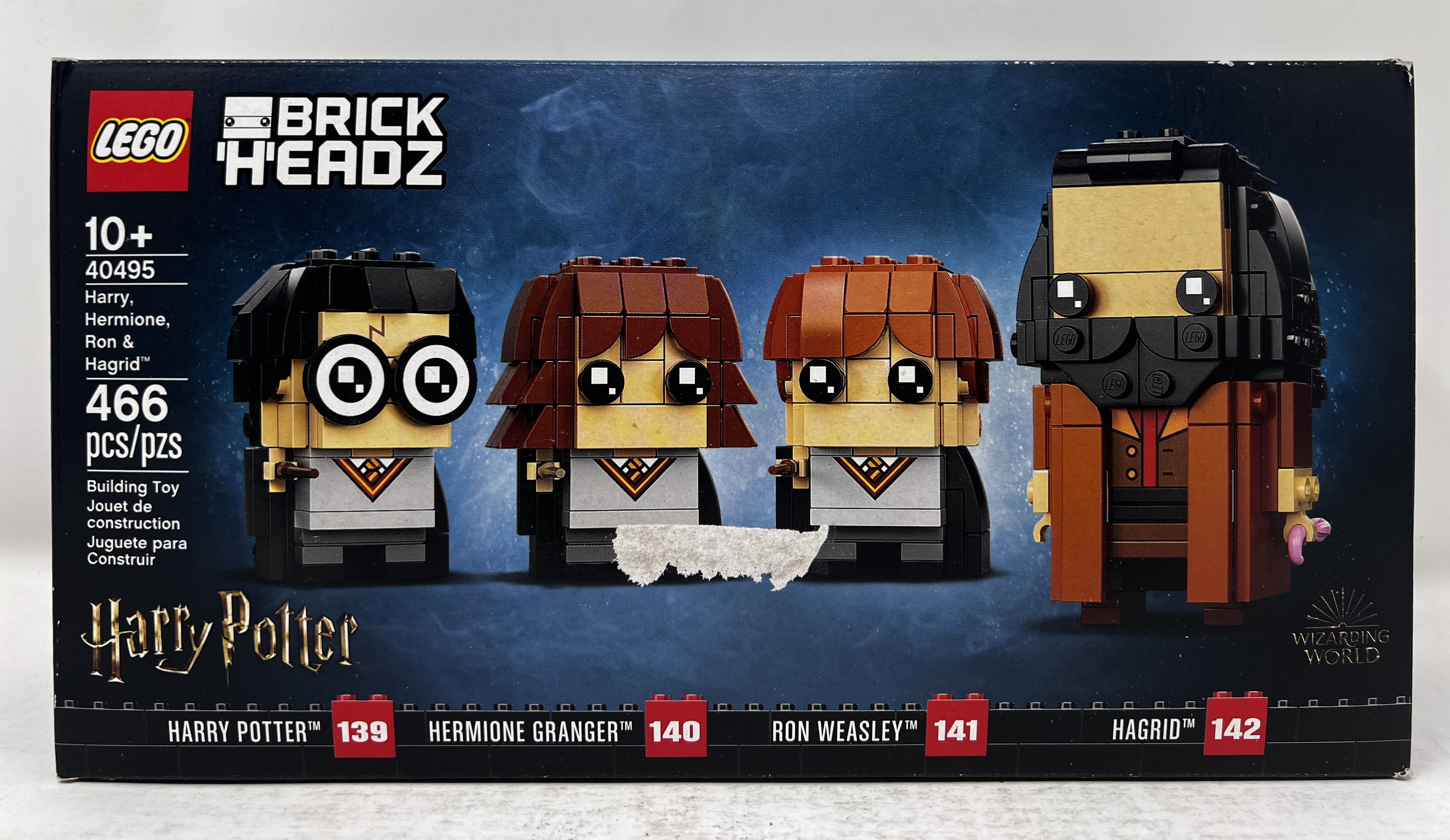 LEGO Harry Potter Brickheadz - Harry, Hermione, Ron & Hagrid 40495 (torn graphic, see pictures)
