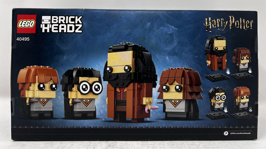 LEGO Harry Potter Brickheadz - Harry, Hermione, Ron & Hagrid 40495 (torn graphic, see pictures)