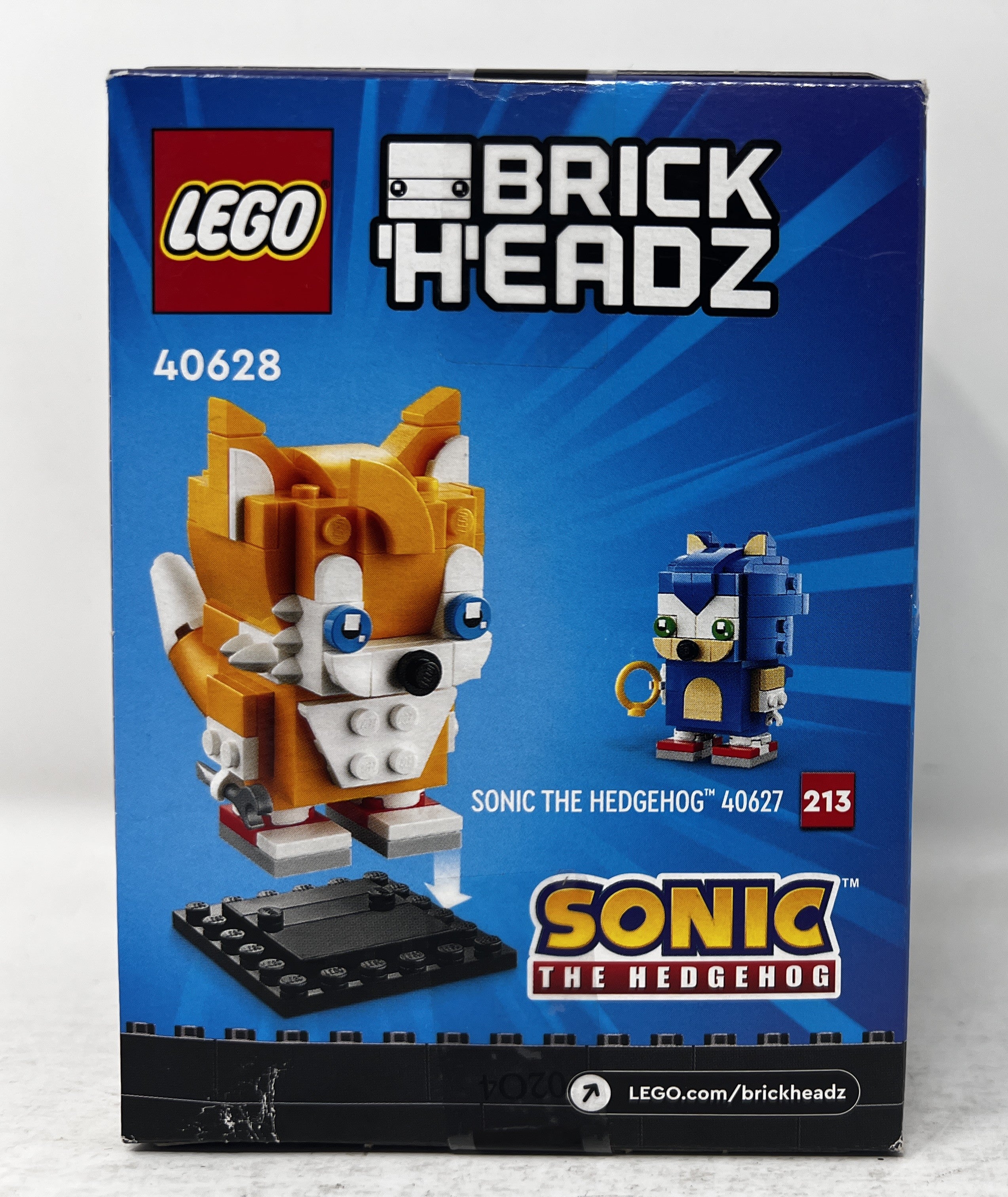 LEGO BrickHeadz Miles "Tails" Prower 40628 (Shelf wear, see pictures)