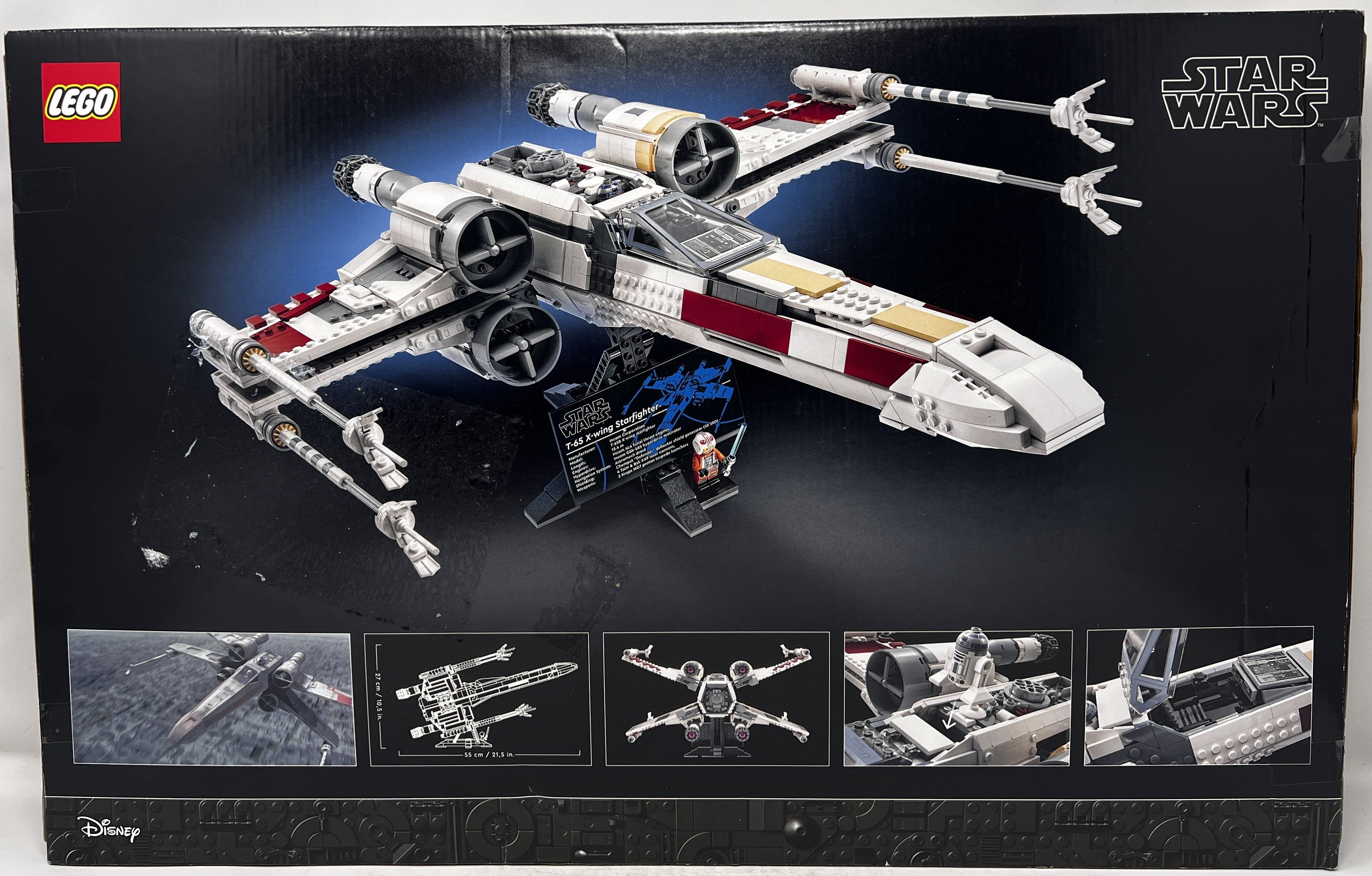 LEGO Star Wars X-Wing Starfighter UCS 75355 (Box damage, shelf wear, glue residue, see pictures)