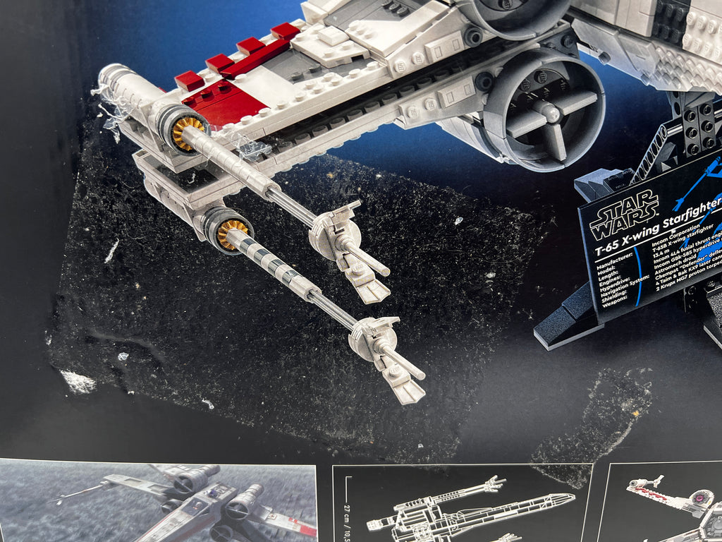 LEGO Star Wars X-Wing Starfighter UCS 75355 (Box damage, shelf wear, glue residue, see pictures)