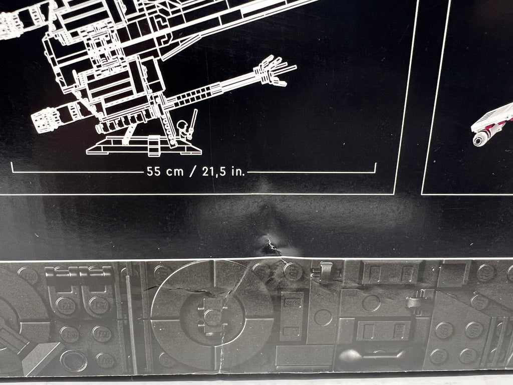 LEGO Star Wars X-Wing Starfighter UCS 75355 (Box damage, shelf wear, glue residue, see pictures)