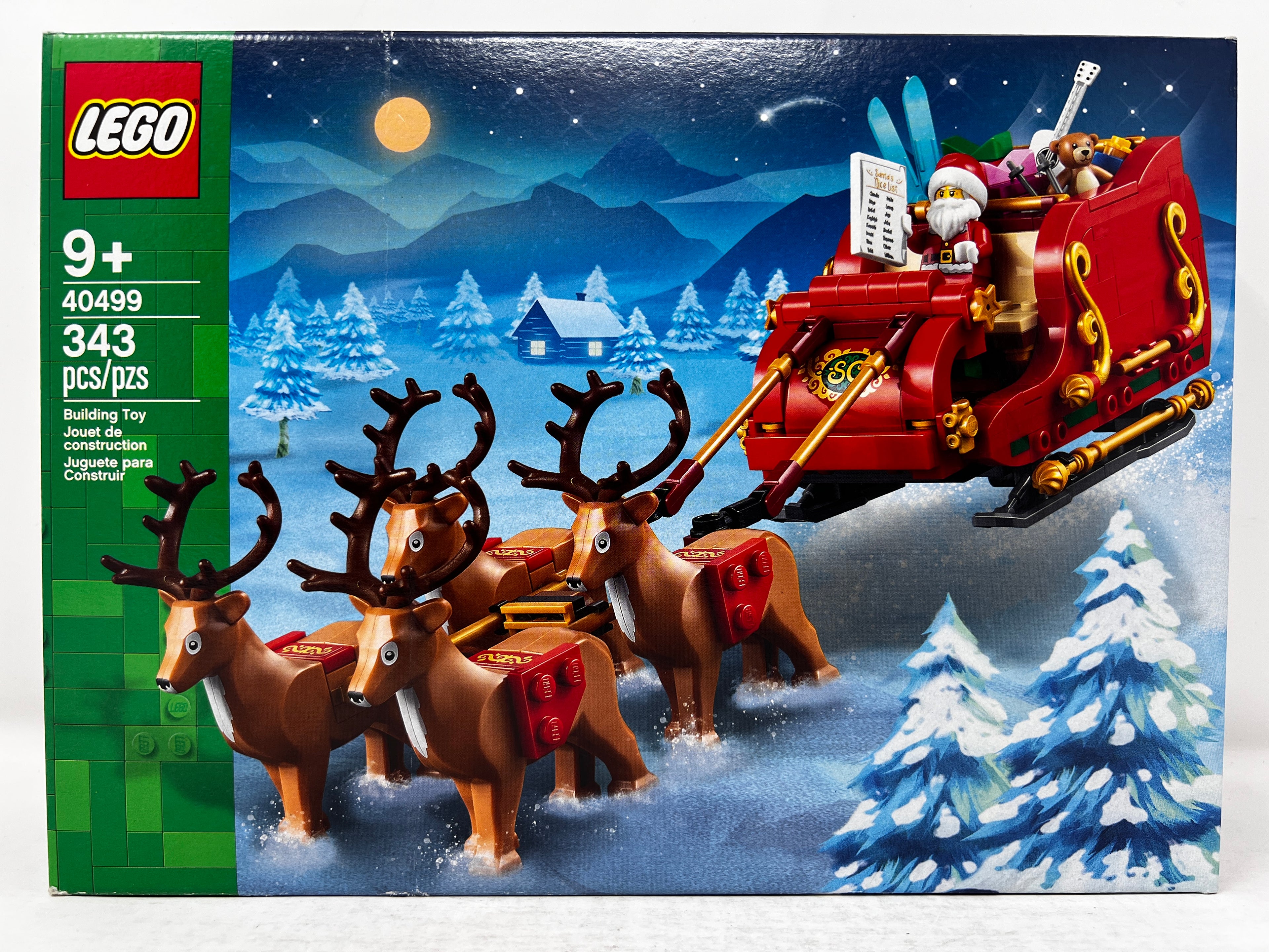 LEGO Santa's Sleigh 40499 (Shelf wear, see pictures)