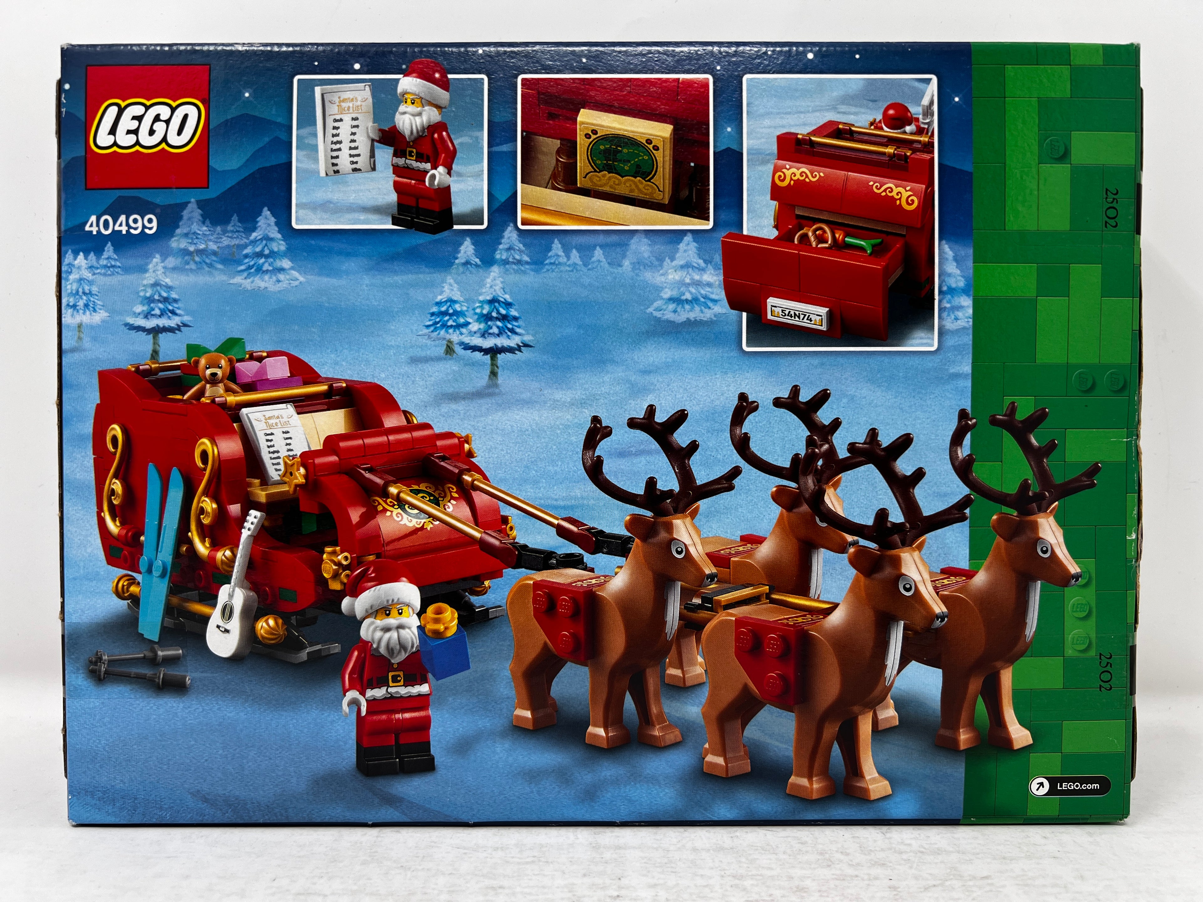 LEGO Santa's Sleigh 40499 (Shelf wear, see pictures)