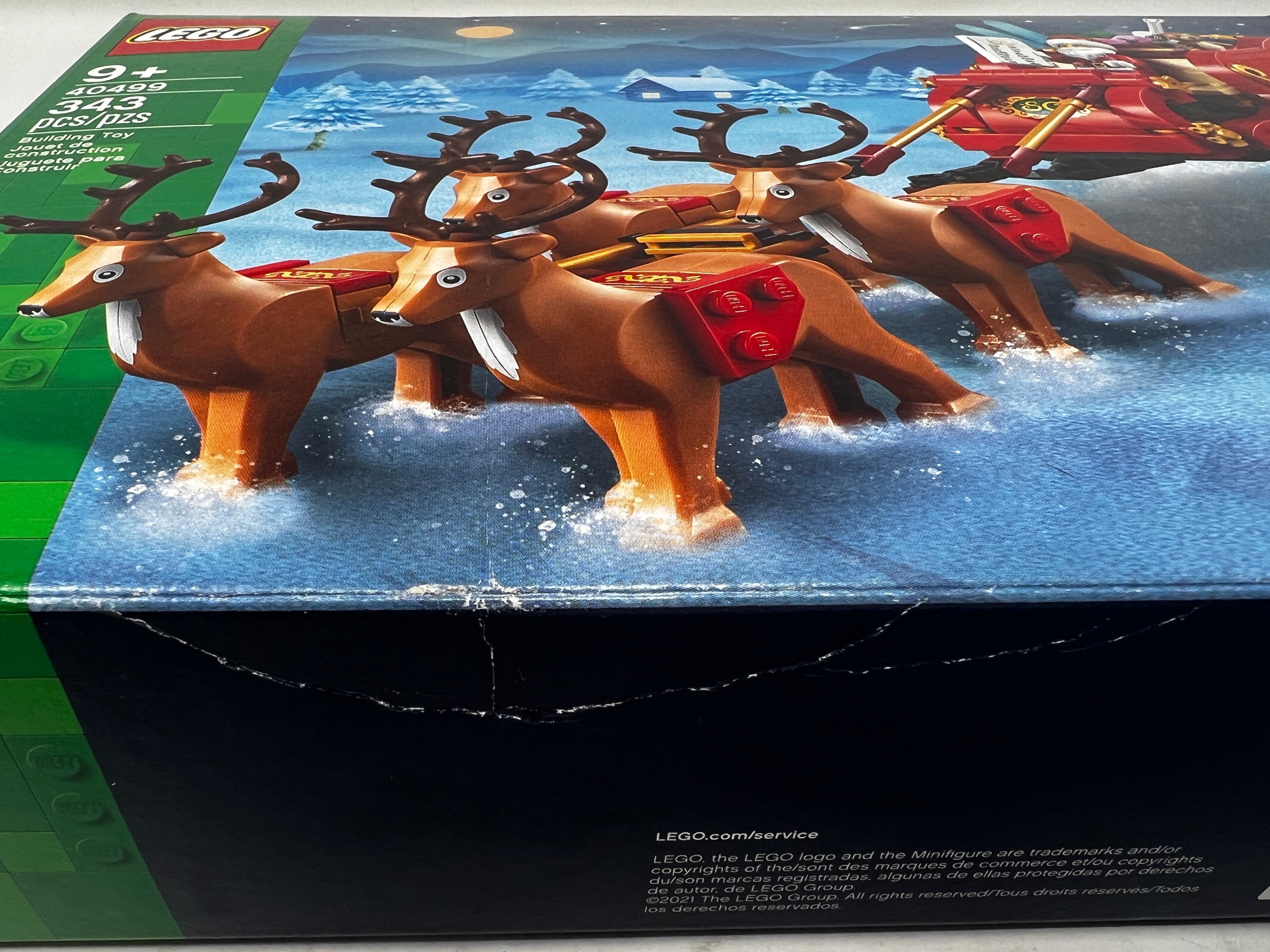 LEGO Santa's Sleigh 40499 (Shelf wear, see pictures)
