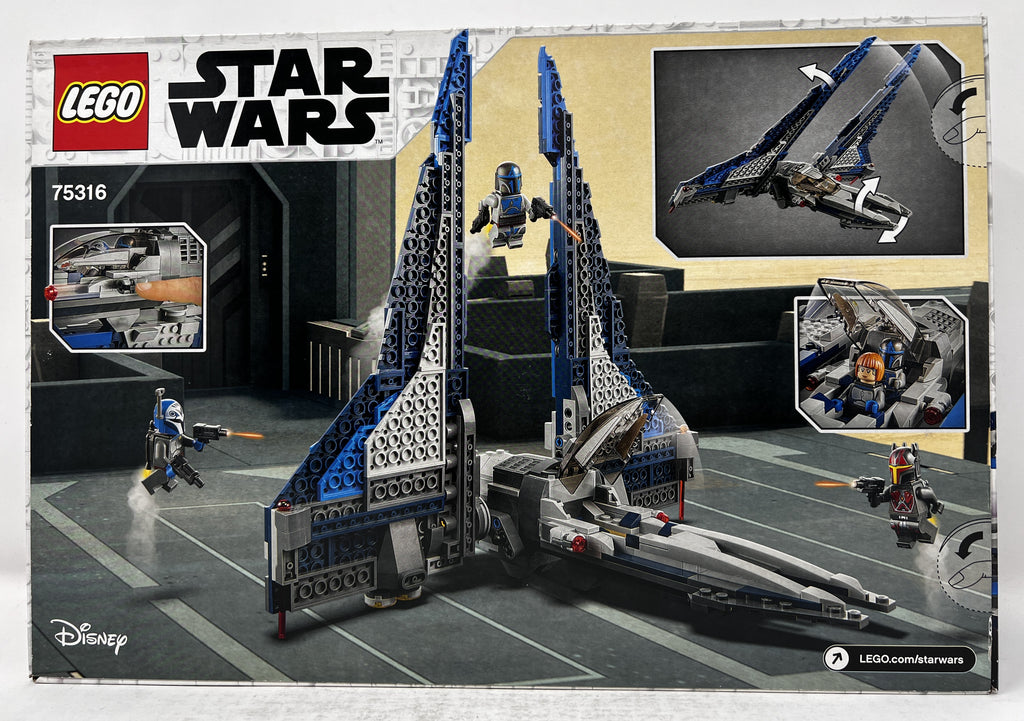 LEGO Star Wars Mandalorian Starfighter 75316 (Shelf wear, see pictures)