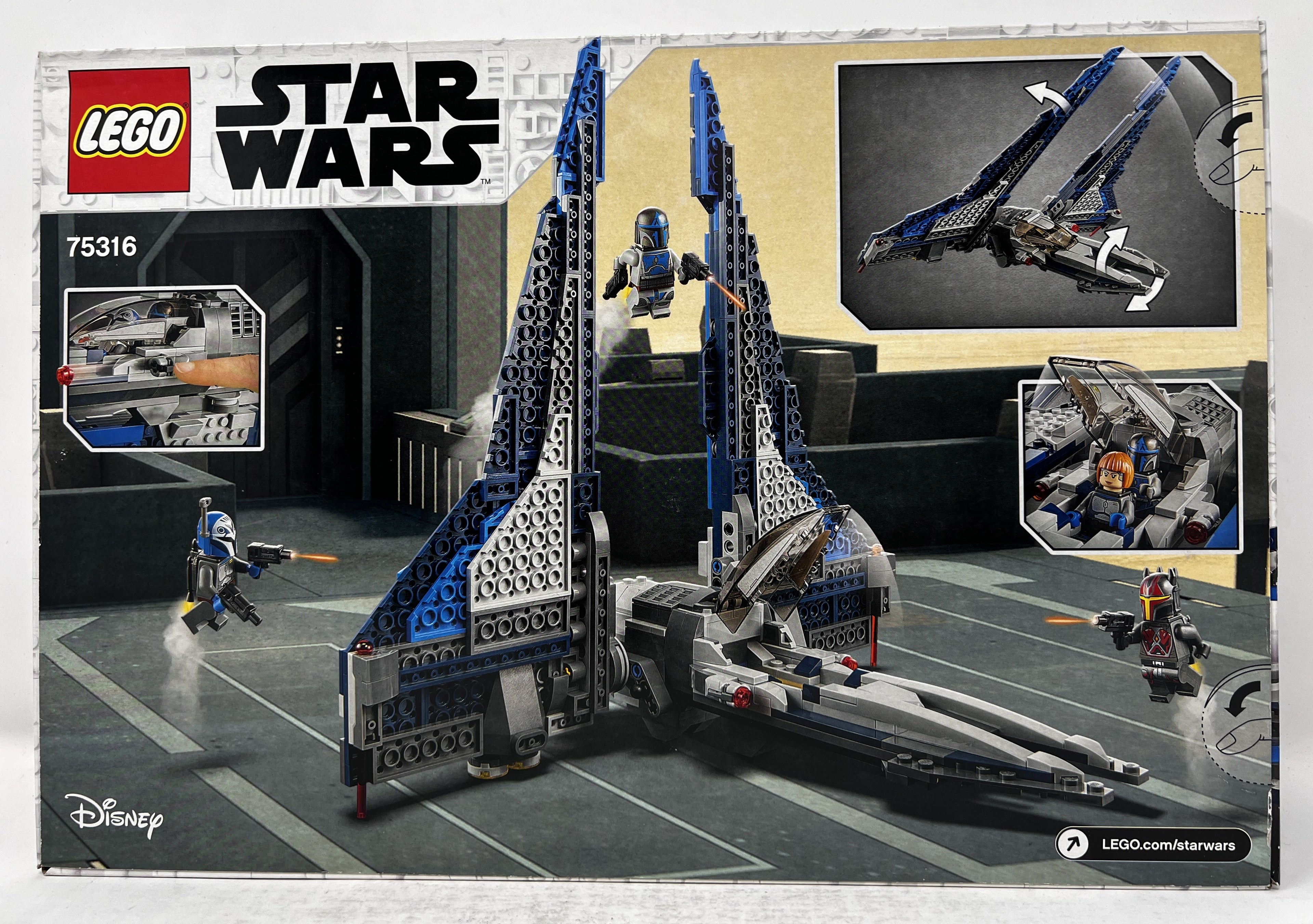 LEGO Star Wars Mandalorian Starfighter 75316 (Shelf wear, see pictures)