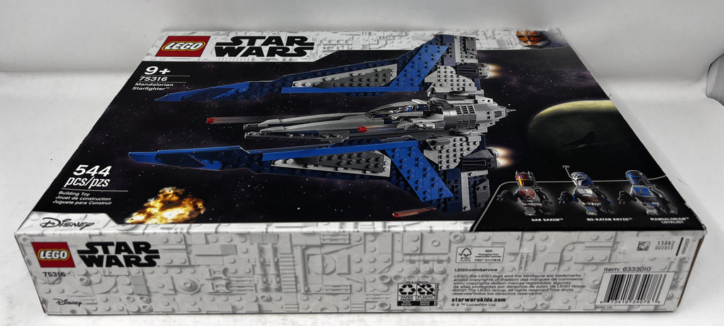 LEGO Star Wars Mandalorian Starfighter 75316 (Shelf wear, see pictures)
