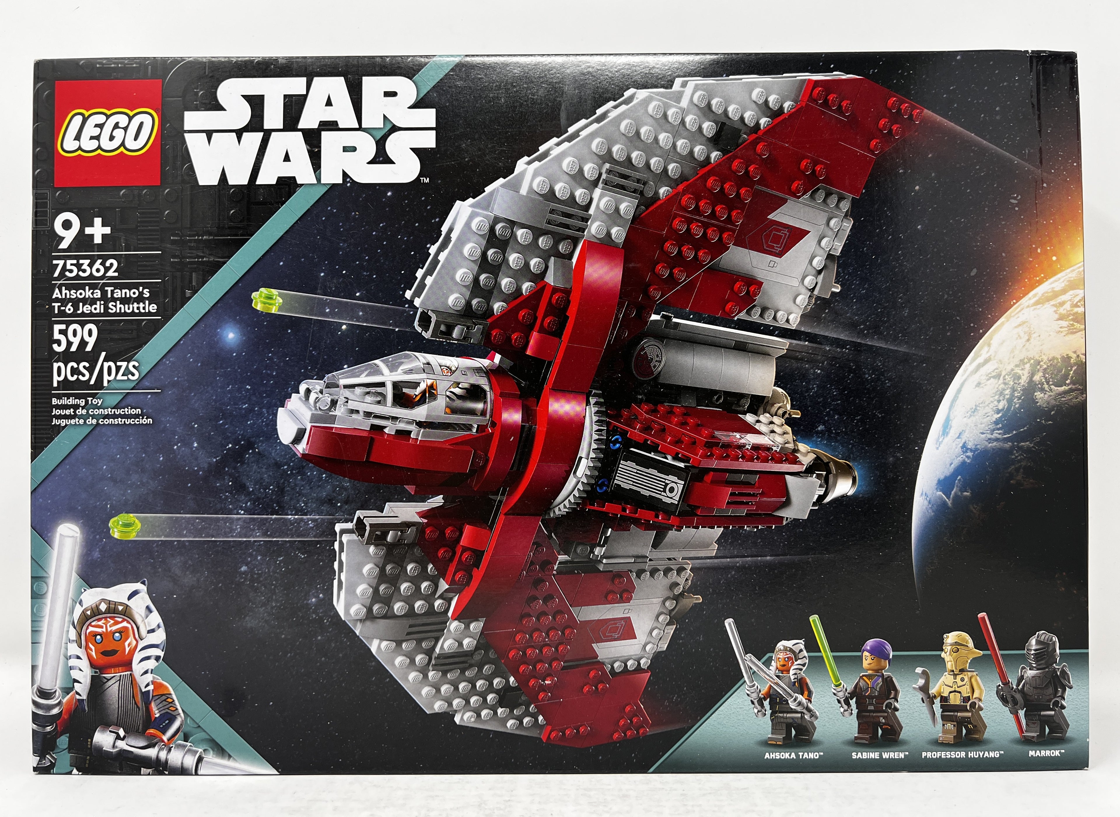 LEGO Star Wars Ahsoka Tano's T-6 Jedi Shuttle 75362 (Creasing/crushing, see pictures)