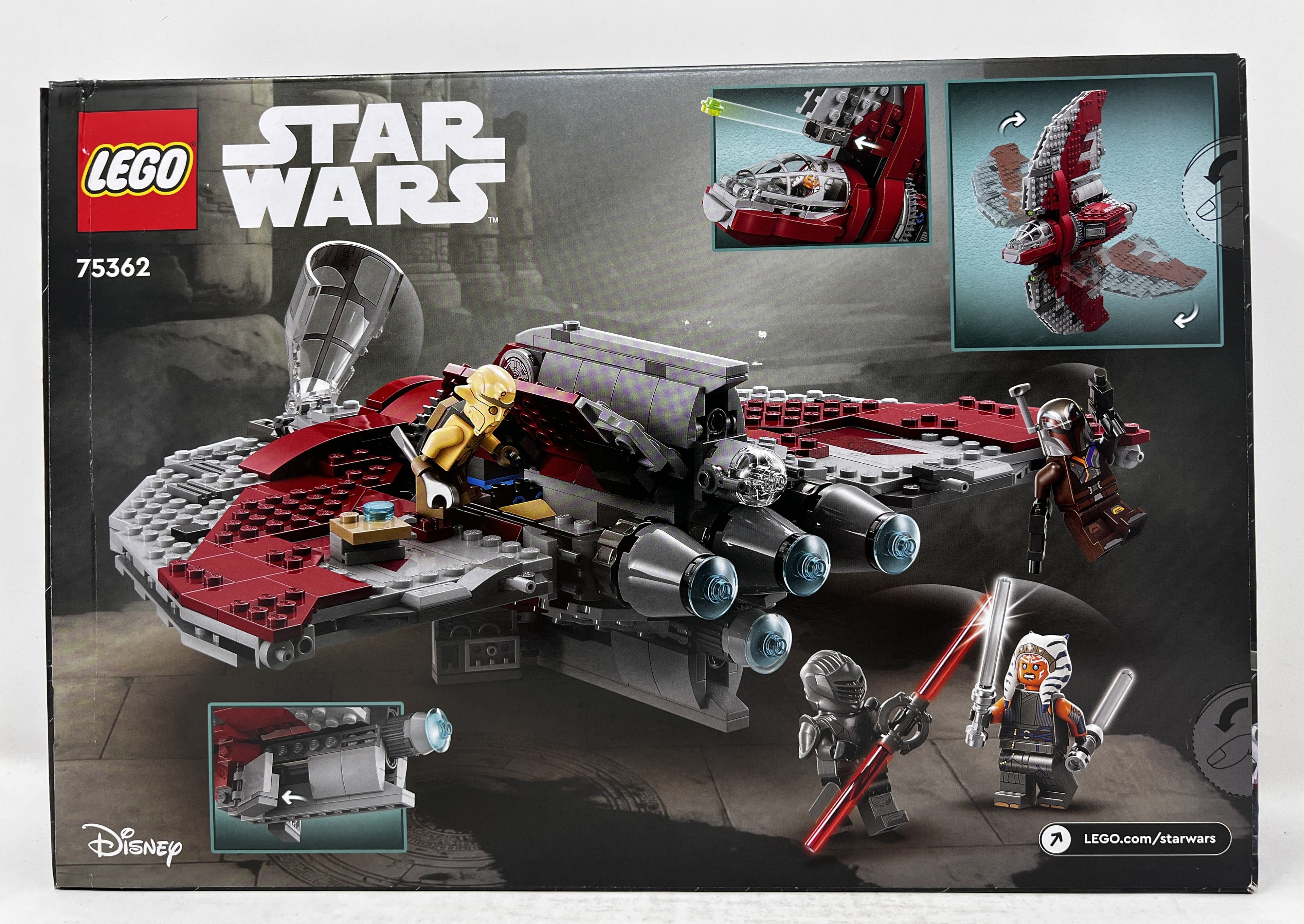 LEGO Star Wars Ahsoka Tano's T-6 Jedi Shuttle 75362 (Creasing/crushing, see pictures)